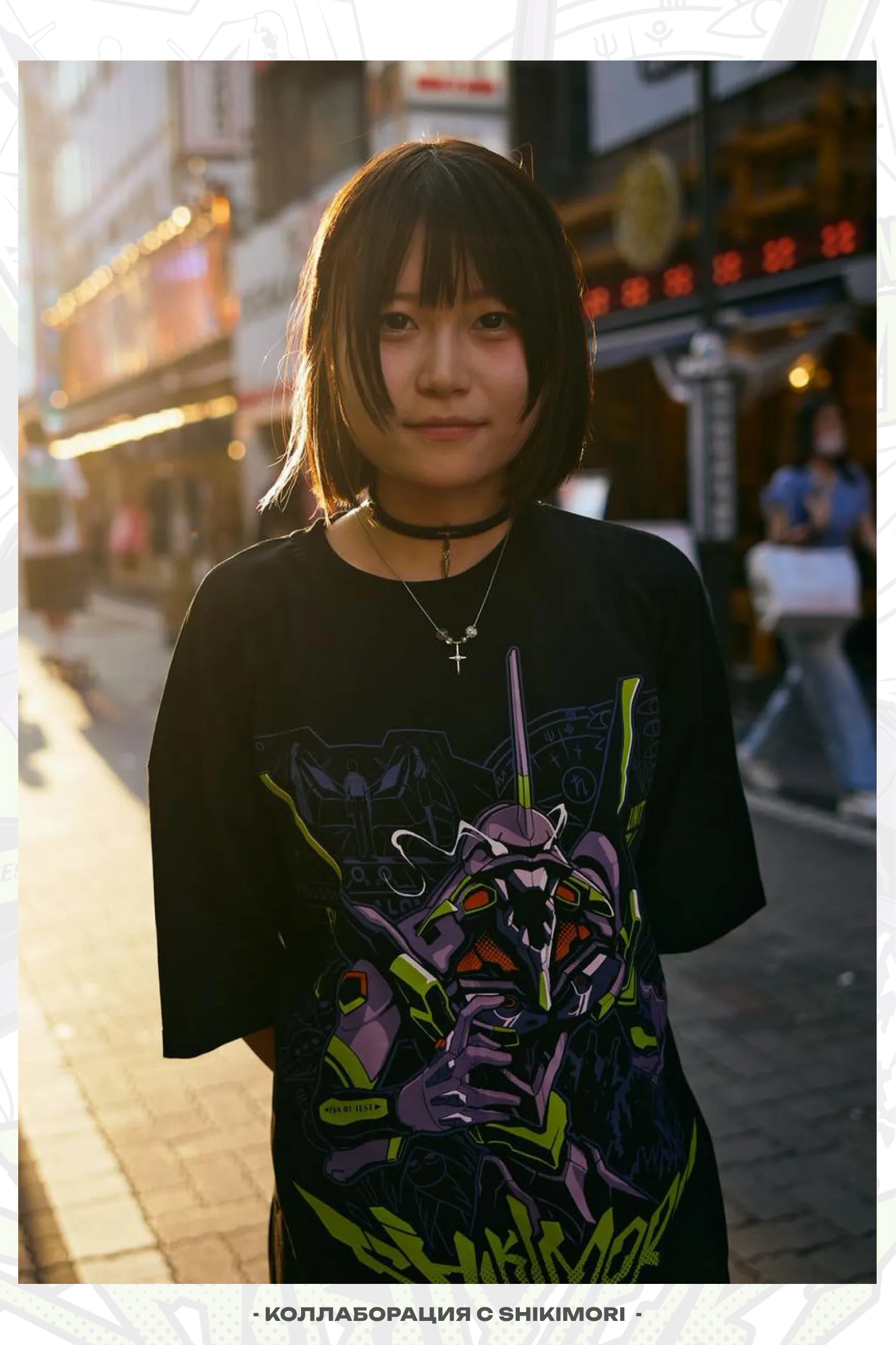 Оверсайз футболка EVA01xSHIKI 6